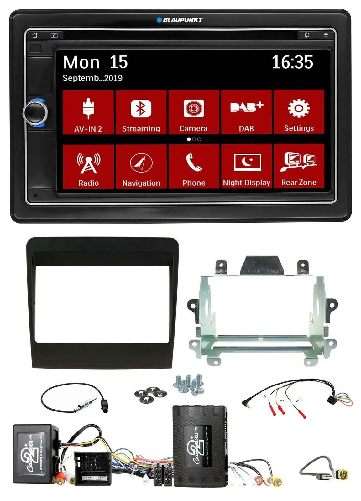 Автомагнитола для Porsche 911 (2011–2017) Blaupunkt 2DIN, DAB, TMC, USB, Bluetooth, навигация