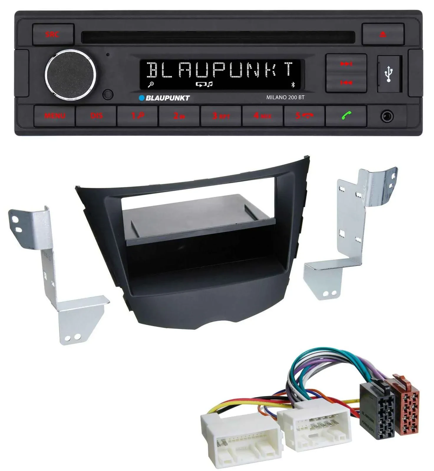 Blaupunkt MP3 USB CD Bluetooth AUX Autoradio für Hyundai Veloster (ab 2011)