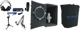 Presonus Audiobox iTwo Studio Bundle Interface+Mic+Headphones+Boom+Desk Stand
