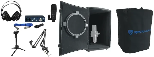 Presonus Audiobox iTwo Studio Bundle Interface+Mic+Headphones+Boom+Desk Stand