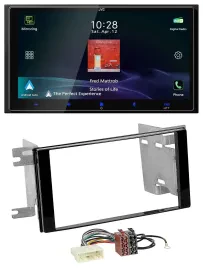 Автомагнитола JVC 2-DIN, USB, Bluetooth, DAB, MP3 для Subaru Impreza/Forester 2007–2012