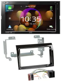 JVC DAB MP3 2DIN Bluetooth USB Autoradio für Peugeot Boxer Citroen Jumper Fiat D