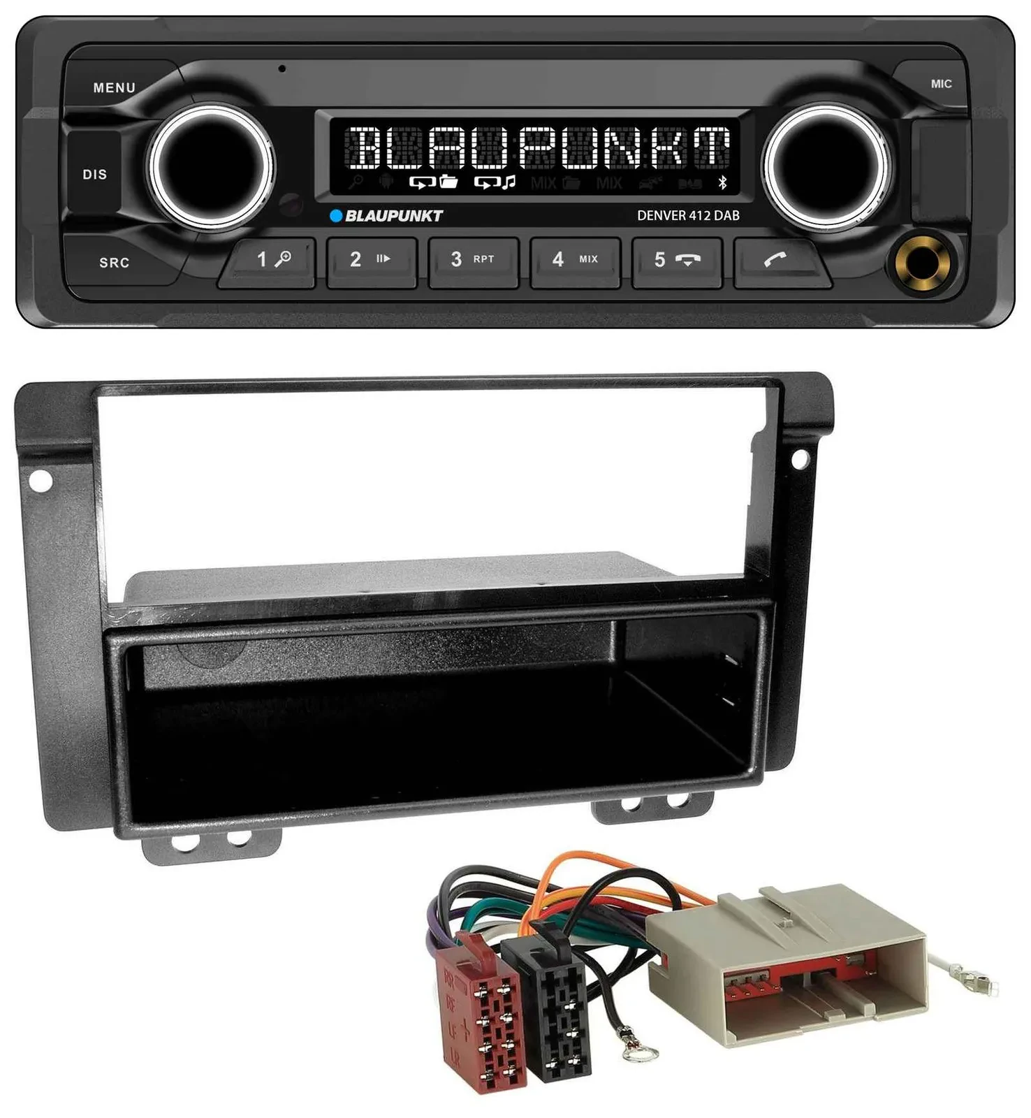 Blaupunkt Bluetooth DAB MP3 USB Autoradio für Landrover Freelander 2004-2007