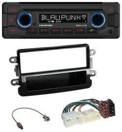 Blaupunkt AUX MP3 CD Bluetooth USB Autoradio für Dacia Lodgy Dokker Duster Sande
