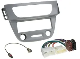 Einbauset DIN Autoradio für Renault Megane 3 (12-14) - grau