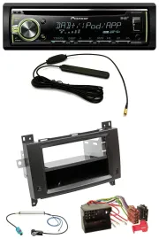 Автомагнитола Pioneer CD/MP3, USB, DAB, AUX, для Mercedes Viano/Vito 2006–2014, чёрный