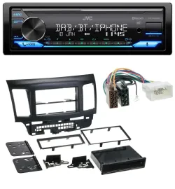JVC Bluetooth DAB USB MP3 Autoradio für Mitsubishi Evo Lancer (ab 2008)