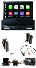 Pioneer DVD Bluetooth DAB USB Lenkrad Autoradio für Audi A4 B5 bis 99 A6 C4 bis