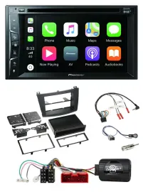 Pioneer Lenkrad USB DVD Bluetooth DAB 2DIN Autoradio für Mazda 3 09-13 analog