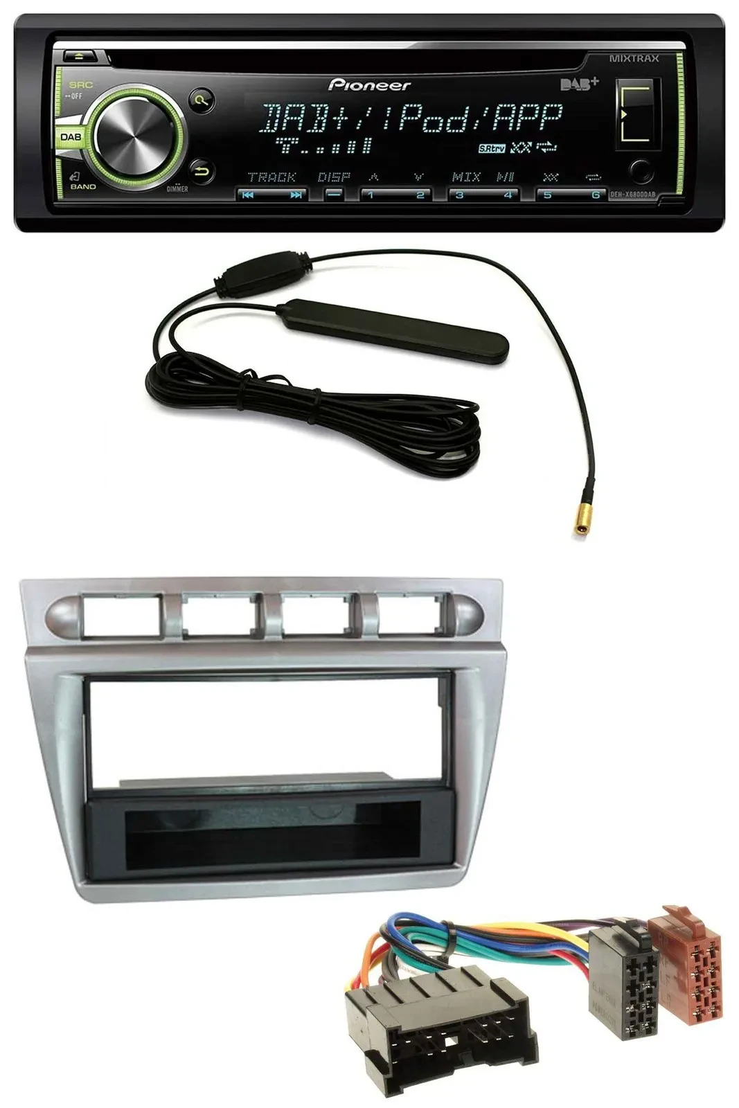 Pioneer MP3 USB CD DAB AUX Autoradio für Kia Picanto (2004-2007)