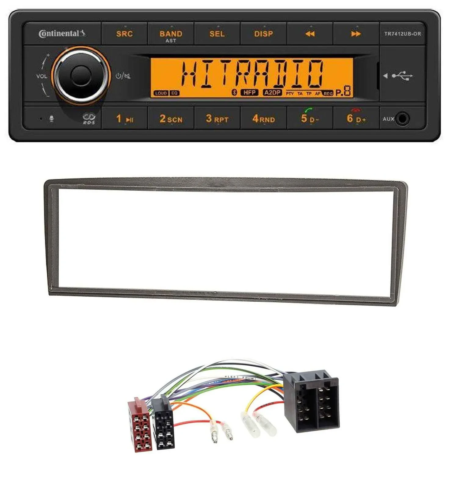 Continental MP3 Bluetooth AUX USB Autoradio für Alfa Romeo GTV (ab 2004)