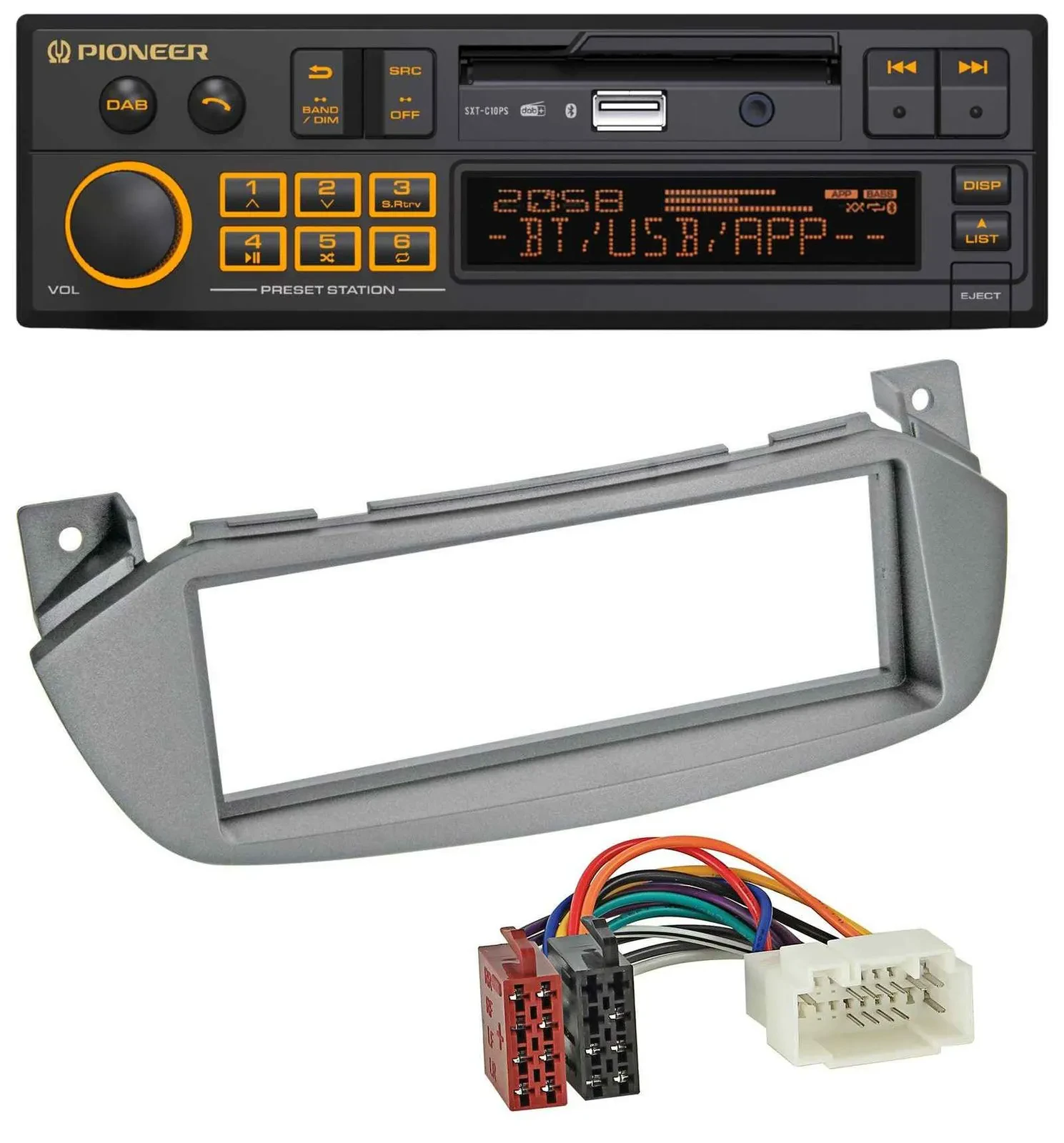 Pioneer DAB MP3 USB Bluetooth Autoradio für Nissan Pixo UA0 09-13 Suzuki Alto GF