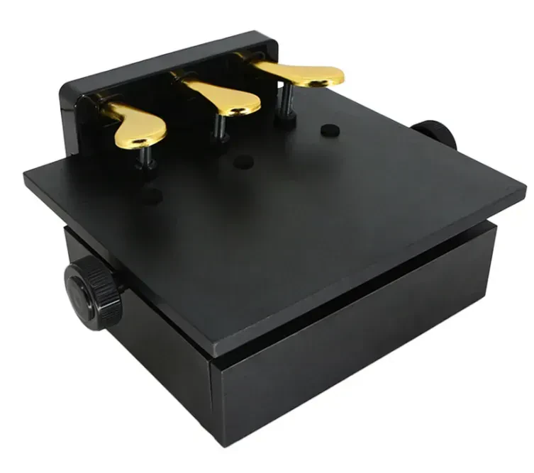 Подставка под ногу для пианиста Foix TB290-BK черная, с удлинителем педалей