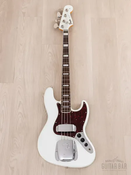 Бас-гитара Fender Traditional II Late 60s Jazz Bass JJ Olympic White w/gigbag Japan 2021