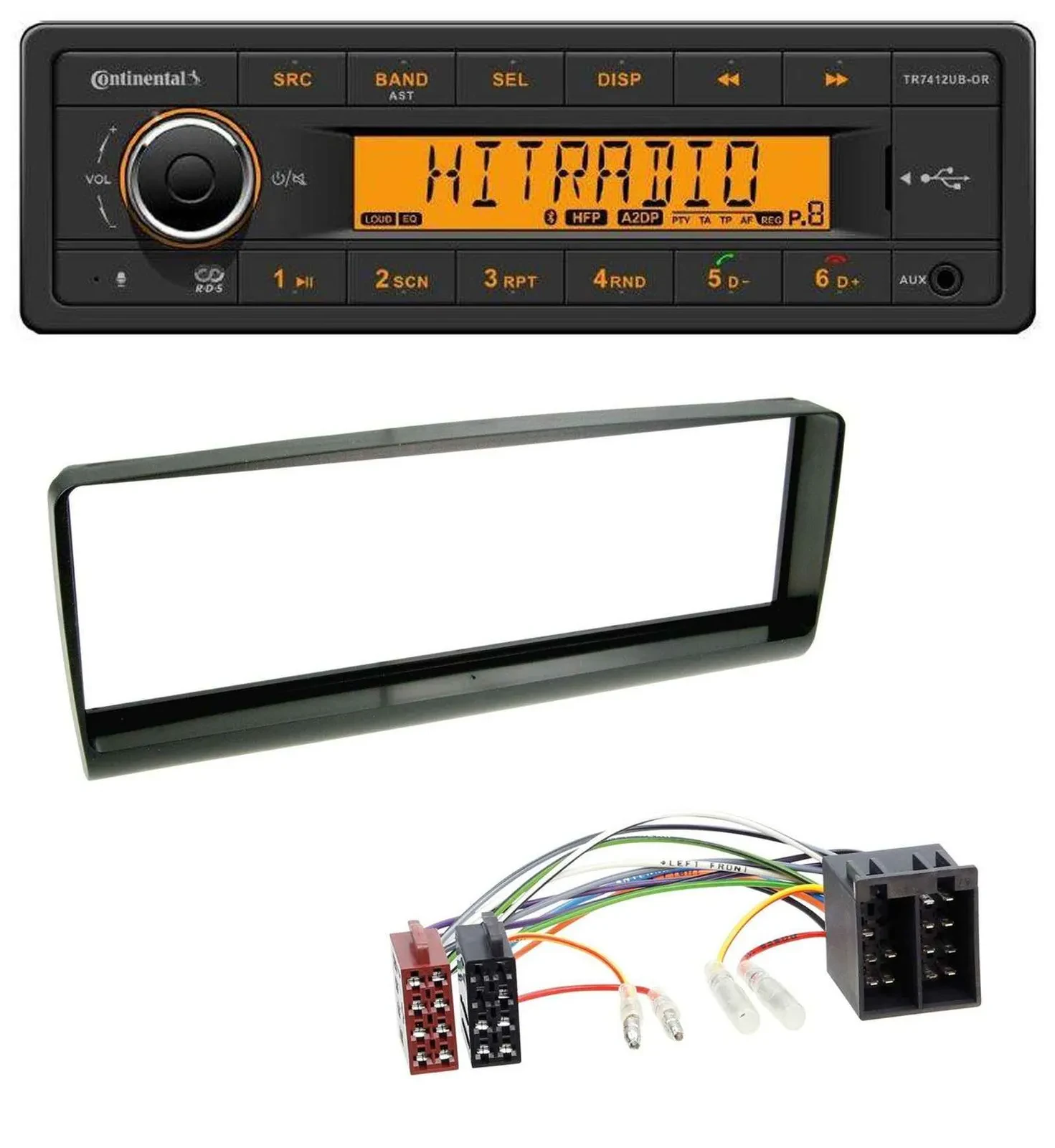 Continental MP3 Bluetooth AUX USB Autoradio für Alfa Romeo 156 (1997-2001)
