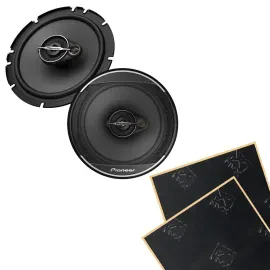 Pioneer TS-A1671F 6.5” A-Series Coaxial Car Speakers with Sound Damping