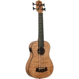 Kala Quilted Ash Acoustic-Electric U-Bass Natural