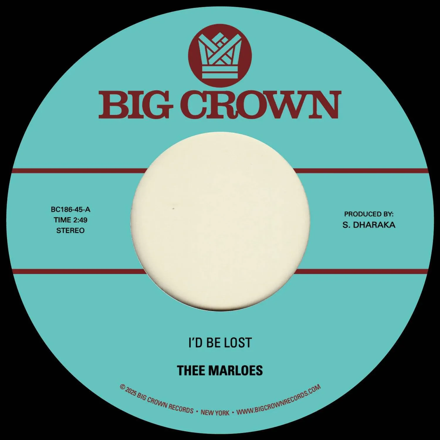 Виниловая пластинка Thee Marloes – I'd Be Lost / What's On Your Mind (Релиз 2025)