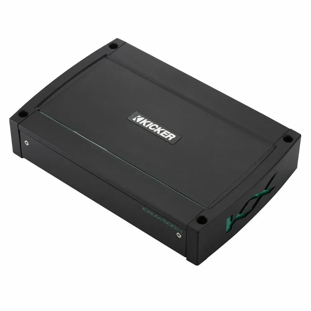 Усилитель мощности для морских систем Kicker 48KXMA5004 KXM Series Class-D 4-Channel 400W RMS