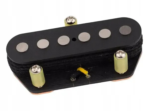 Звукосниматель для электрогитары Roswell Pickups TE6 Alnico V Rod Bridge Black