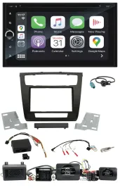 Blaupunkt 2DIN Bluetooth DAB USB DVD Lenkrad Autoradio für BMW 1er Aktiv PDC aut