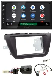 Kenwood DAB Bluetooth USB Lenkrad 2DIN Autoradio für Suzuki SX4 ab 2013