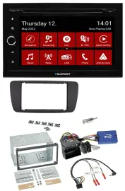 Blaupunkt Lenkrad DVD Bluetooth DAB 2DIN USB Autoradio für Seat Ibiza ab 08 azab