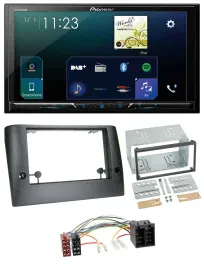 Pioneer MP3 Bluetooth USB 2DIN DAB Autoradio für Fiat Stilo (ab 2005)