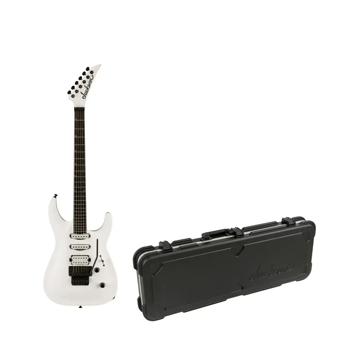 Электрогитара Jackson Pro Plus Soloist SLA3 6-струнная белая с кейсом