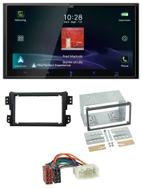JVC USB Bluetooth 2DIN DAB MP3 Autoradio für Opel Agila B Suzuki Splash 2008-201