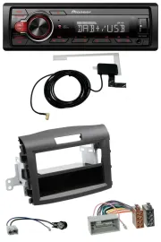 Pioneer 1DIN MP3 DAB USB AUX Autoradio für Honda CR-V (ab 2013)