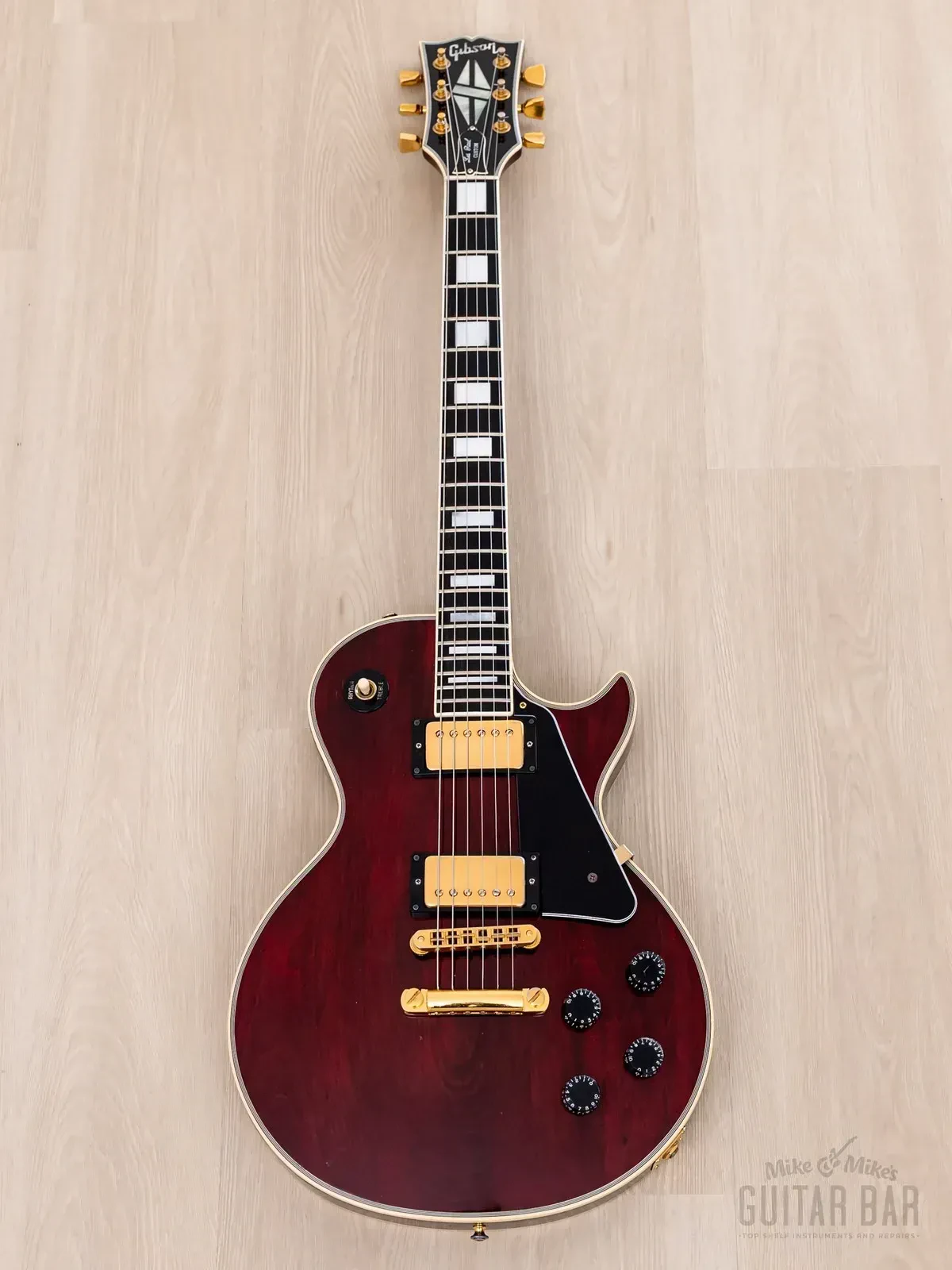 Электрогитара Gibson Les Paul Custom HH Wine Red w/case USA 1976