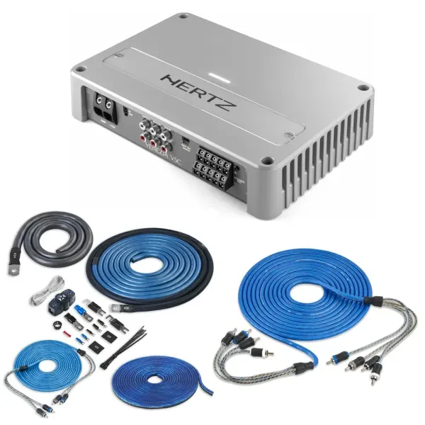 Hertz Venezia V5 Compact Class-D 5-Channel Marine Amplifier w/ Amp Kit
