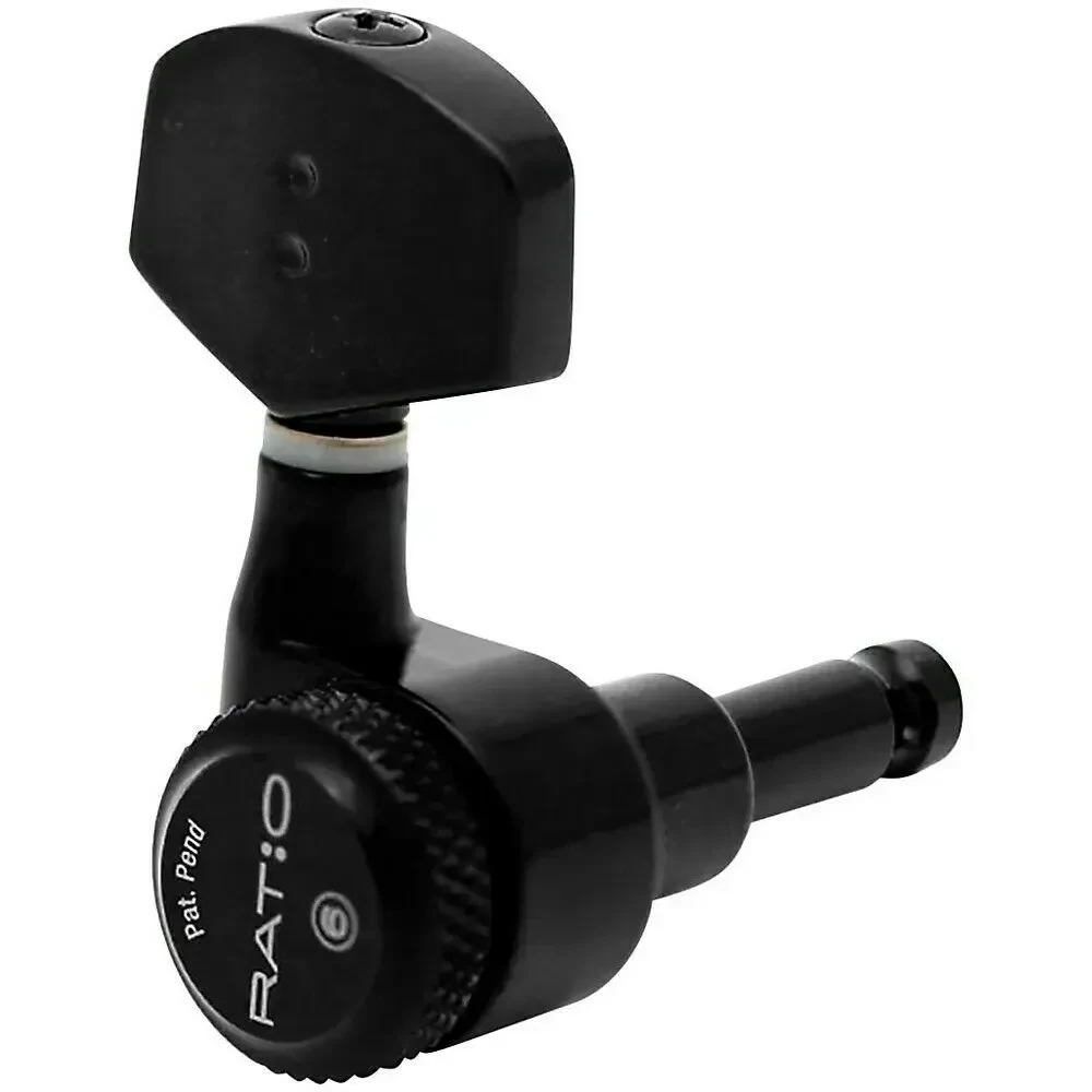 Колки гитарные Graph Tech Electric Locking 3+3 Contemporary Tuning Machine Set 2-Pin Black