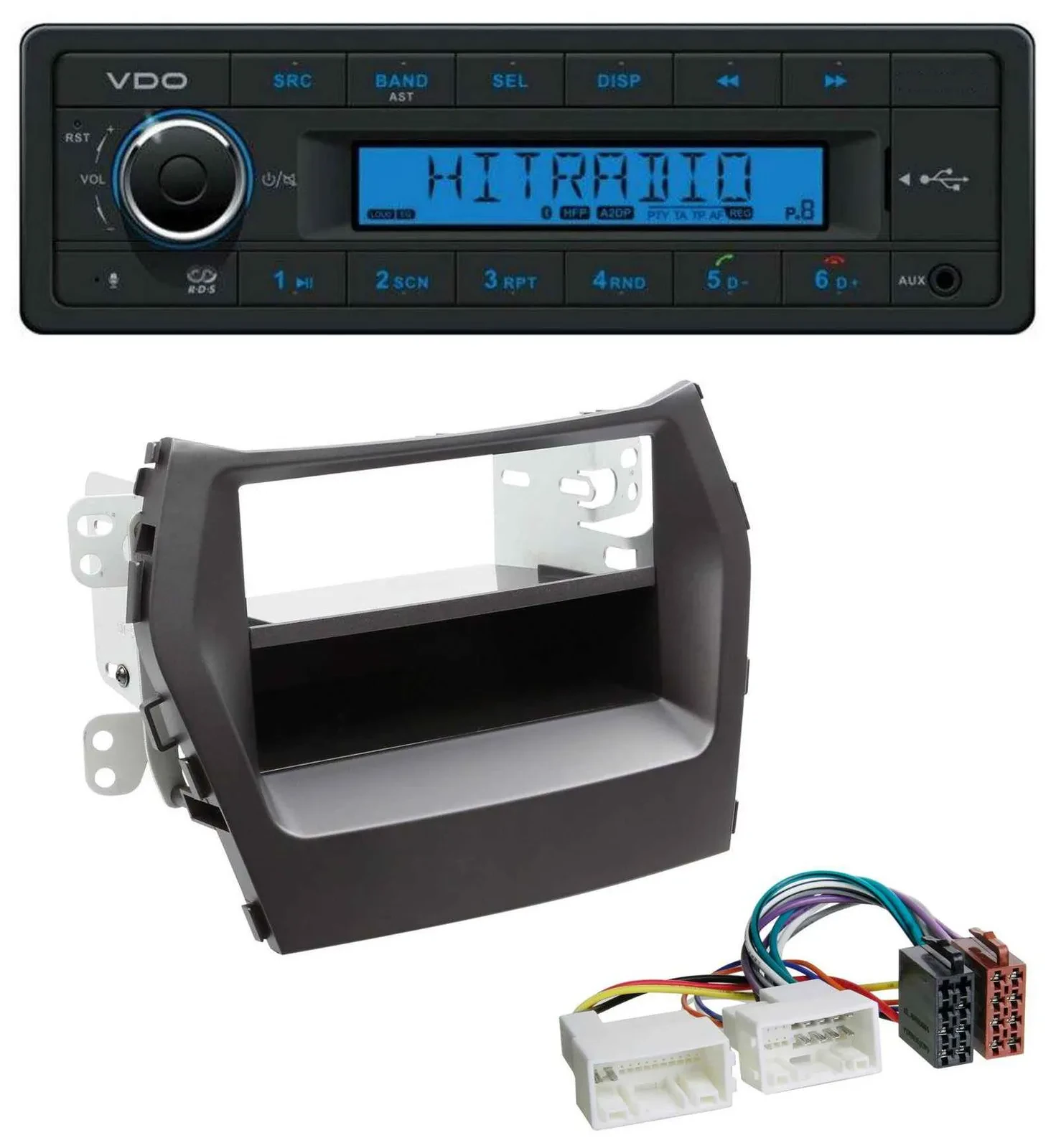 VDO AUX Bluetooth USB MP3 Autoradio für Hyundai Santa Fe (ab 2012)