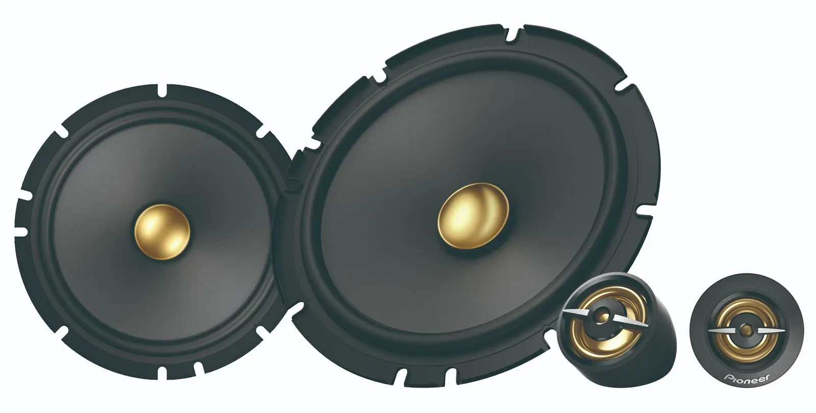 Компонентные автомобильные динамики Pioneer TS-A1601C 16.5 см, 80W RMS, 350W