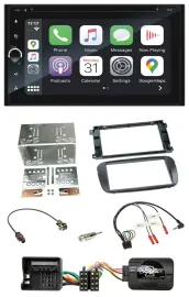 Blaupunkt DAB Lenkrad TMC Bluetooth USB 2DIN Navigation für Ford S-Max Mondeo 07
