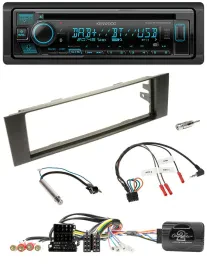 Kenwood Bluetooth DAB CD Lenkrad USB Autoradio für Audi A3 (2003-2006)
