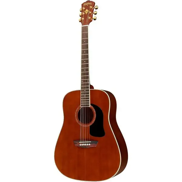 Акустическая гитара Washburn WD100DL Dreadnought Mahogany Natural