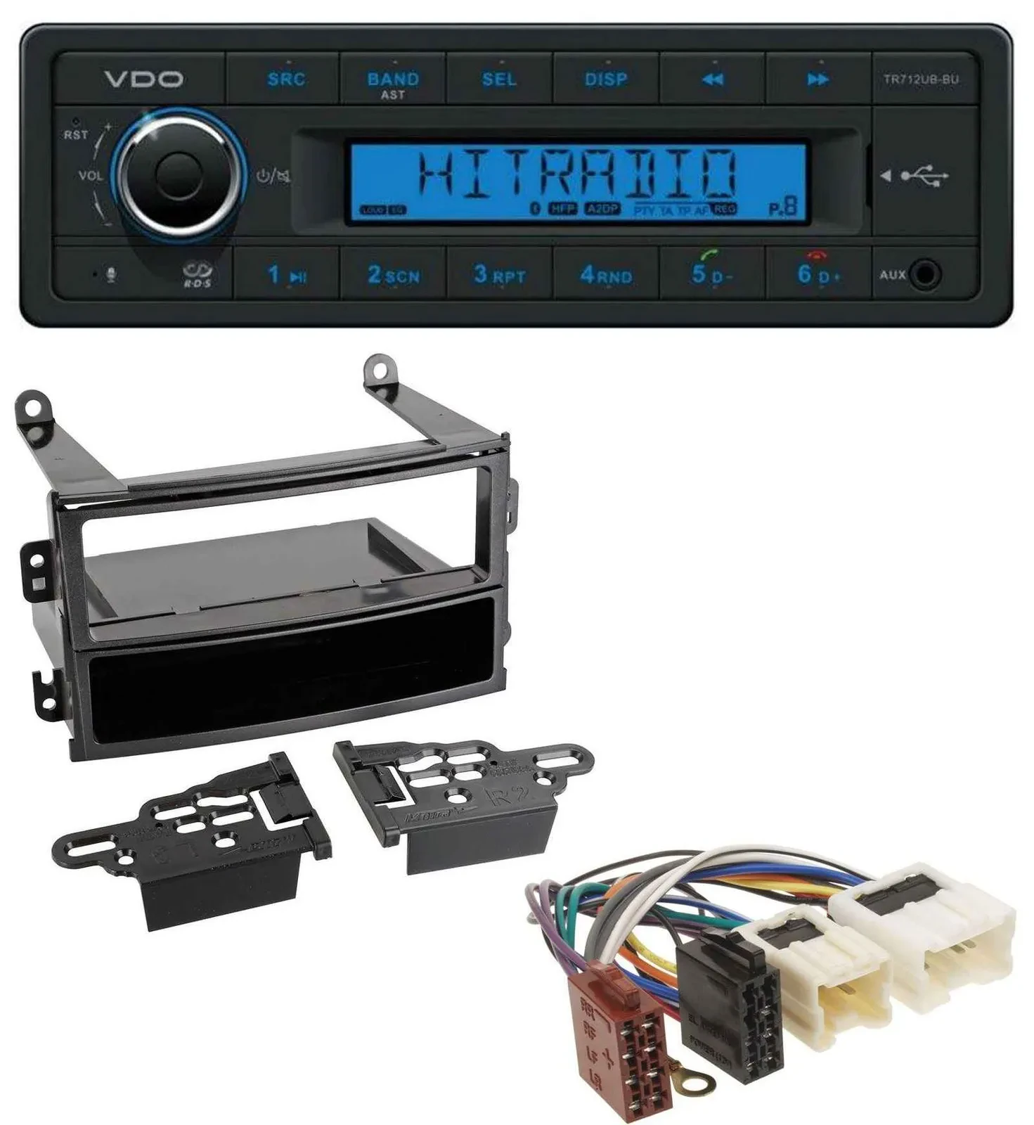 Автомагнитола для Nissan 350Z Roadster (2003–2005) VDO Bluetooth, USB, AUX, MP3