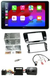 Pioneer Bluetooth 2DIN USB Lenkrad DAB Autoradio für Seat Ibiza ab 08 Klavierlac