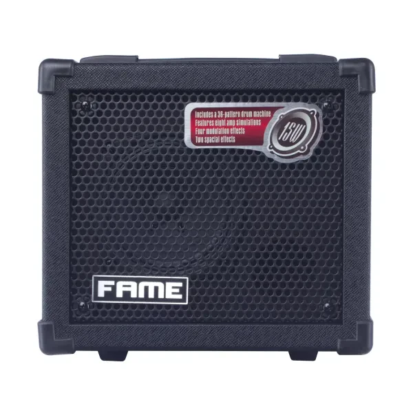 DC-15 E-Gitarren Verstärker 10W 1 Kanal Reverb Interne Effekte Aux 8 Amps 4 Mod