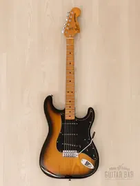 Электрогитара Fender Stratocaster SSS Sunburst w/case USA 1980