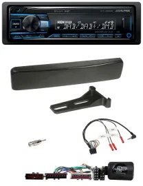 Alpine USB Bluetooth DAB Lenkrad Autoradio für Ford Focus Mondeo schwarz