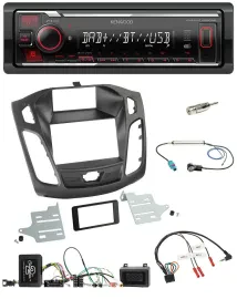 Автомагнитола для Ford Focus DYB (2011–2014) Kenwood Bluetooth, USB, DAB