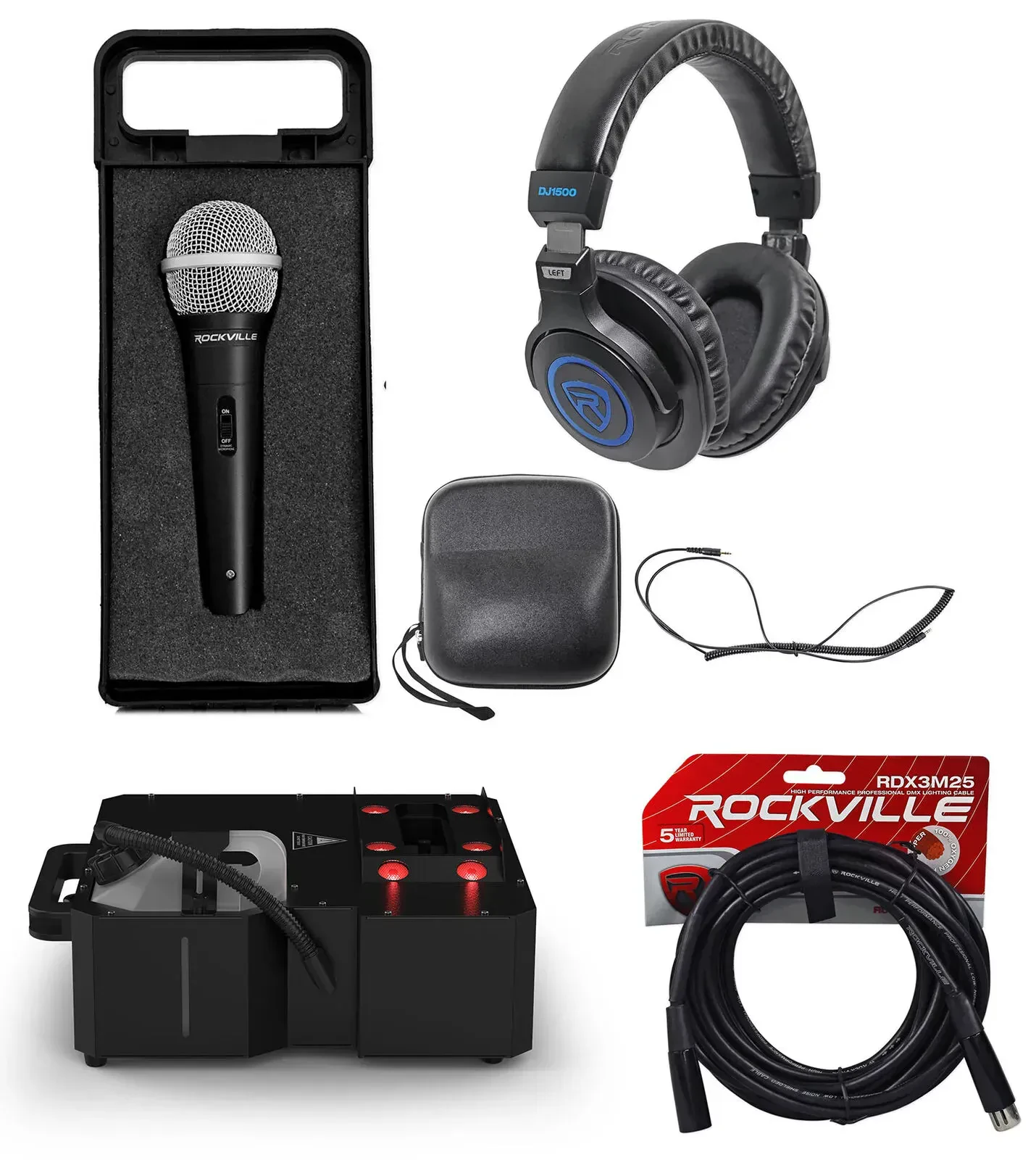 Генератор дыма Chauvet DJ Geyser Move RGBA+UV LED с аксессуарами