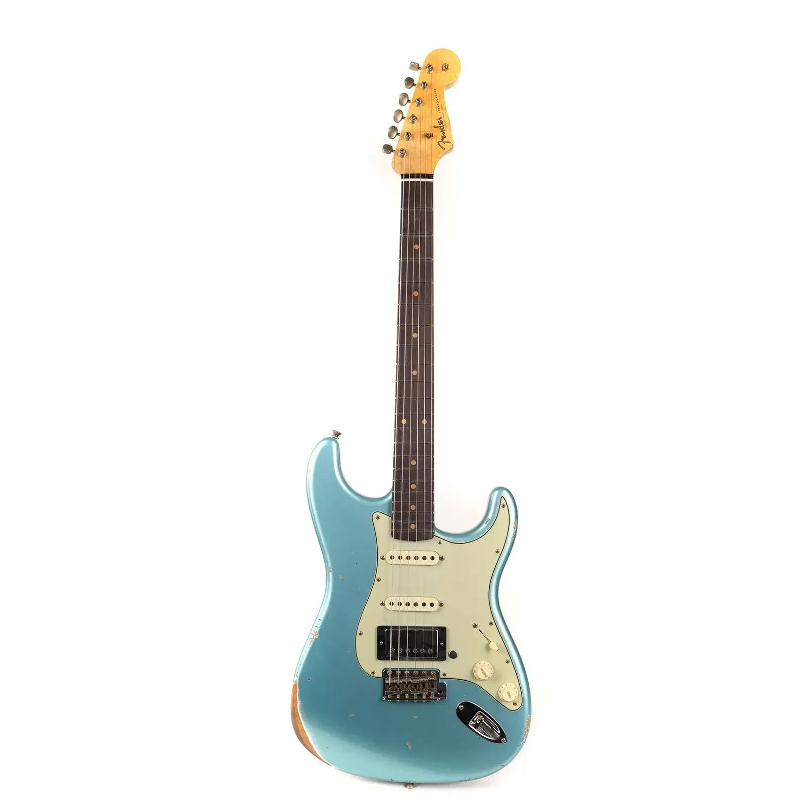 Электрогитара Fender Custom Shop Limited Edition 1959 Stratocaster HSS Relic Daphne Blue Metal