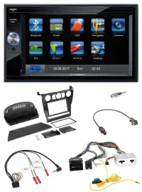 Blaupunkt 2DIN Bluetooth TMC USB Lenkrad SD Navigation für BMW 5er 2007 E60 ohne