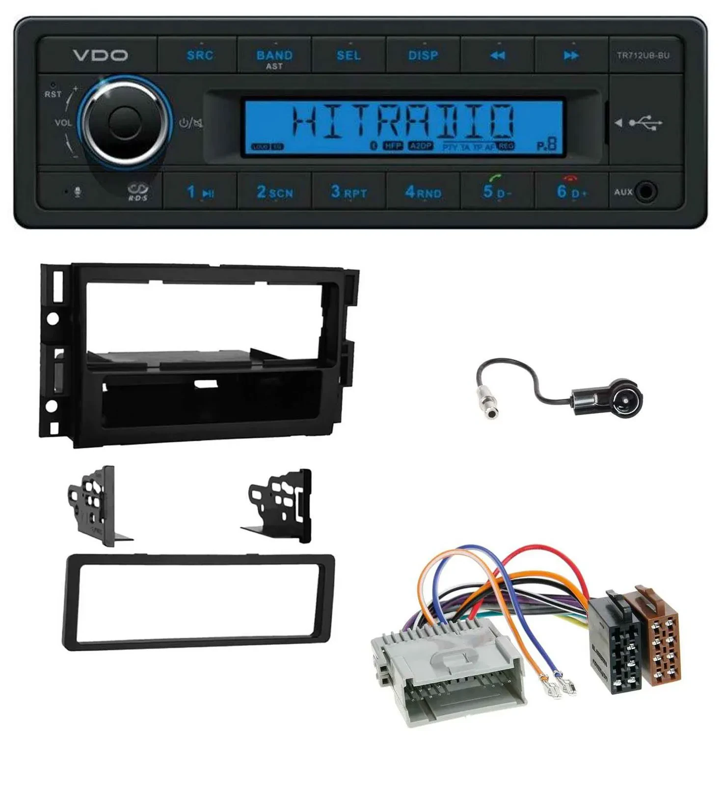 Автомагнитола VDO Bluetooth, USB, AUX, MP3 для Buick Enclave (2008–2012), Lucerne (2006–201)