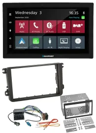 Blaupunkt DAB Bluetooth USB MP3 2DIN Autoradio für VW Caddy Golf 5 6 Jetta ab 20